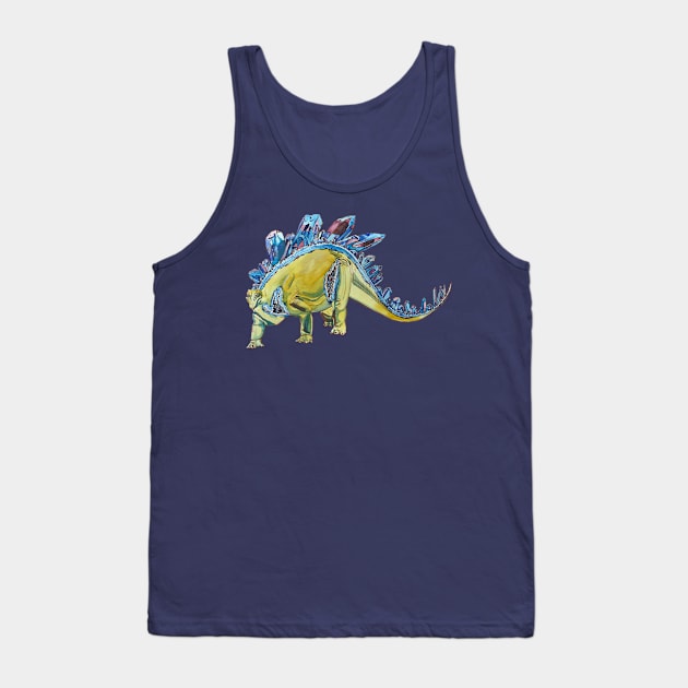 Stegosaurus Geode Tank Top by RaLiz